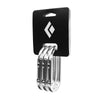 Black Diamond Oval Keylock Polished 3pcs 