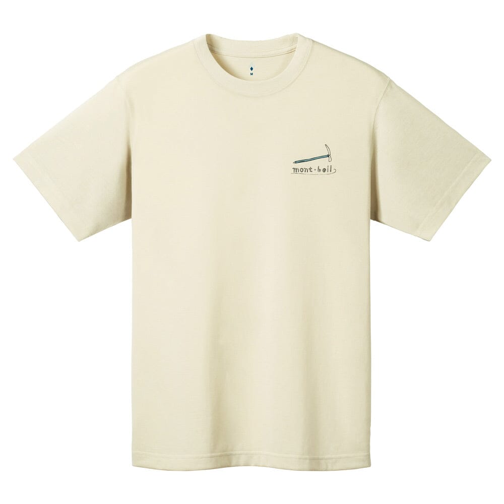 Montbell Wickron Tee - Mountain Gear Bone White Unisex Small
