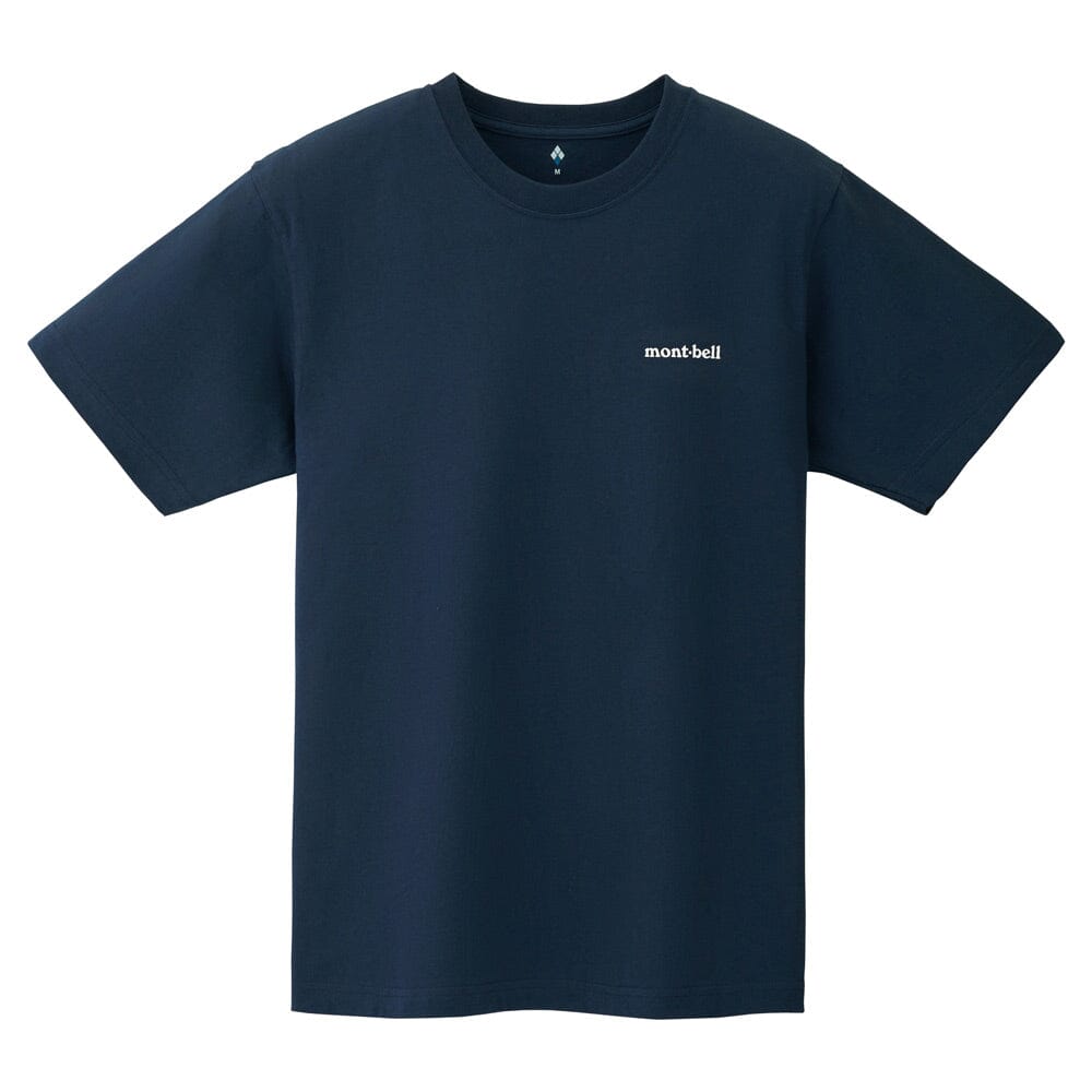 Montbell Pear Skin Cotton Tee Kirie Mori No Tsudoi Unisex Dark Navy S 