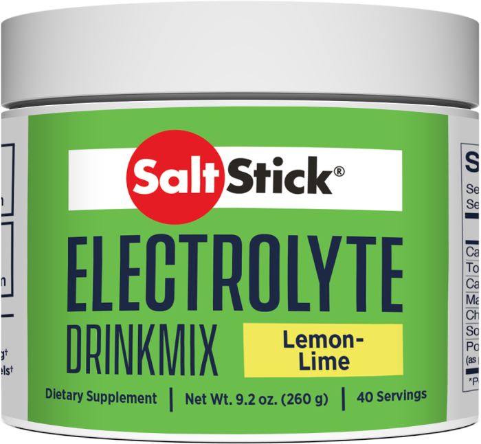 SaltStick DrinkMix 40 Serving Tub Lemon Lime 