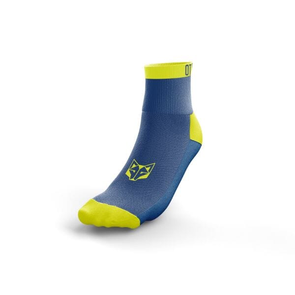 OTSO Low Cut Multisport Socks Electric Blue & Yellow XS/S 