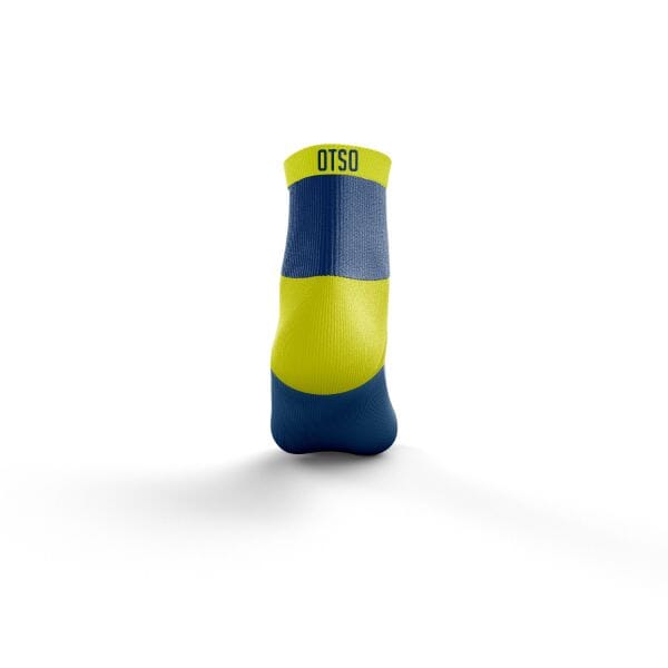 OTSO Low Cut Multisport Socks Electric Blue & Yellow XS/S 