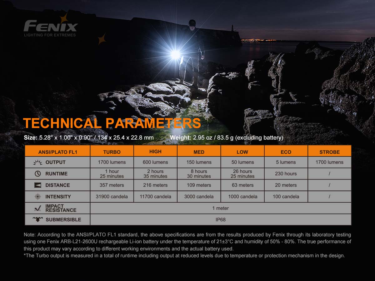 Fenix PD35 V3.0 Flashlight 