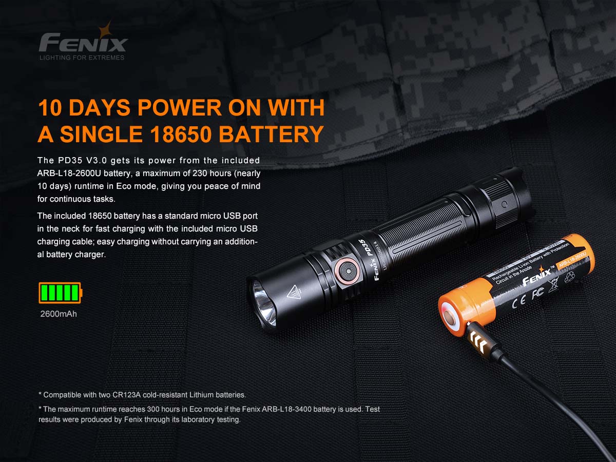 Fenix PD35 V3.0 Flashlight 
