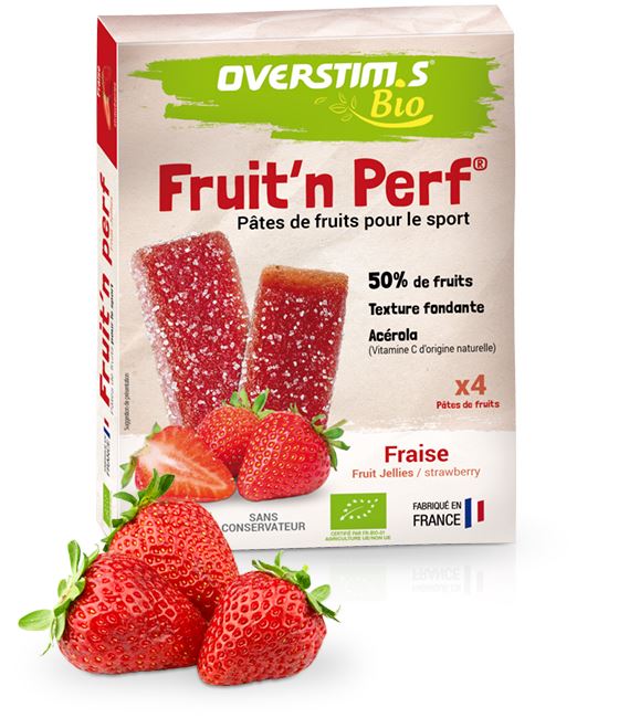 OVERSTIM.s Organic Fruit Jellies 4x25g Strawberry 