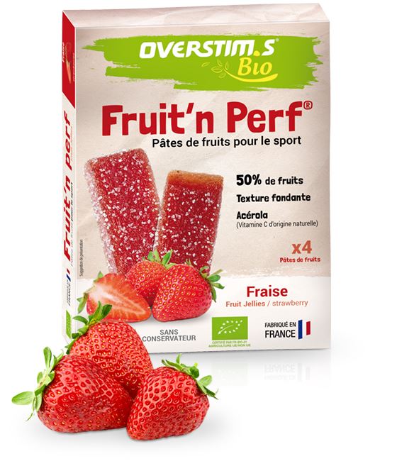 OVERSTIM.s Organic Fruit Jellies 4x25g Strawberry 