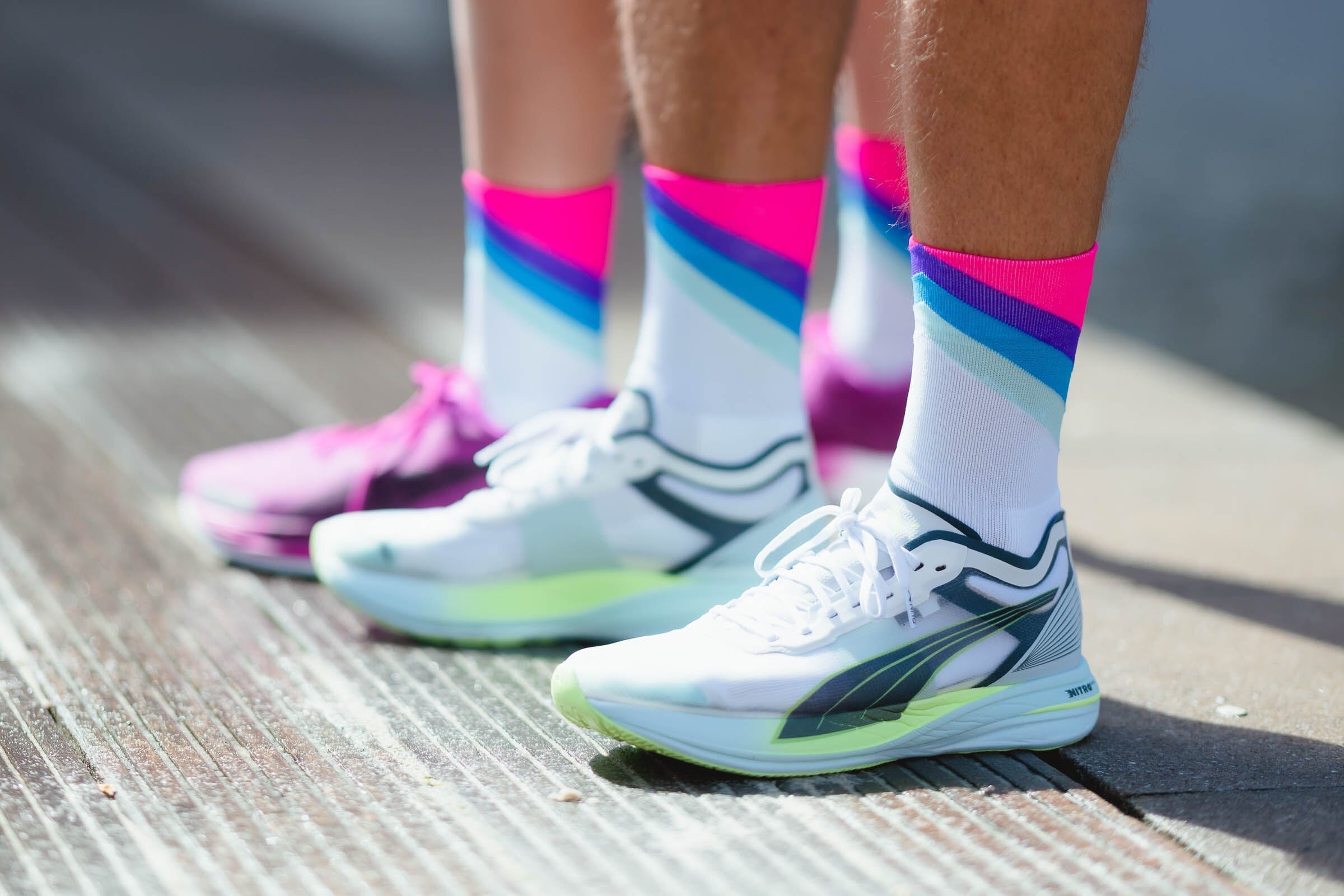 Incylence Running Grades Blue Pink Socks 