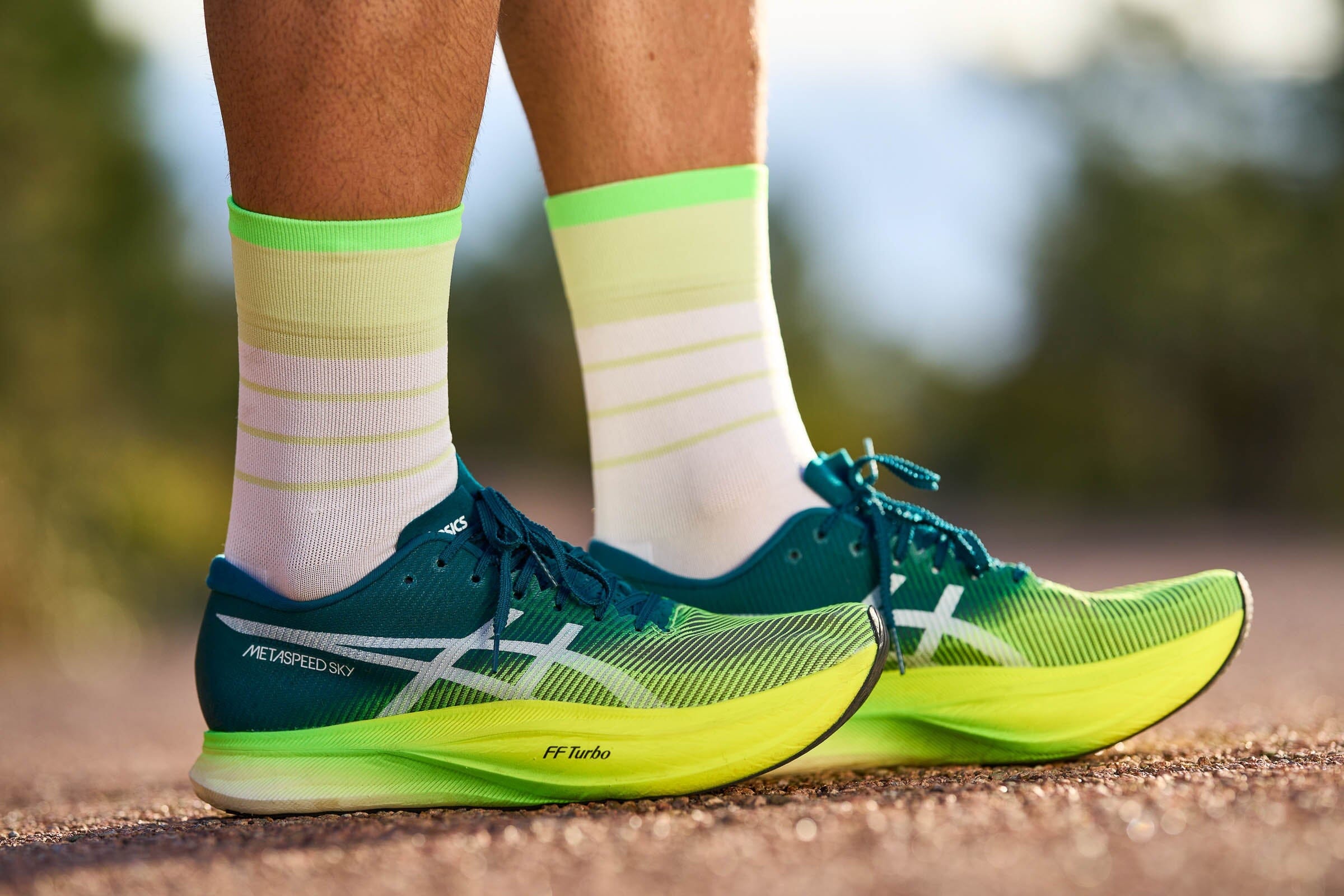 Incylence Ultralight Stripes V2 Green Socks 