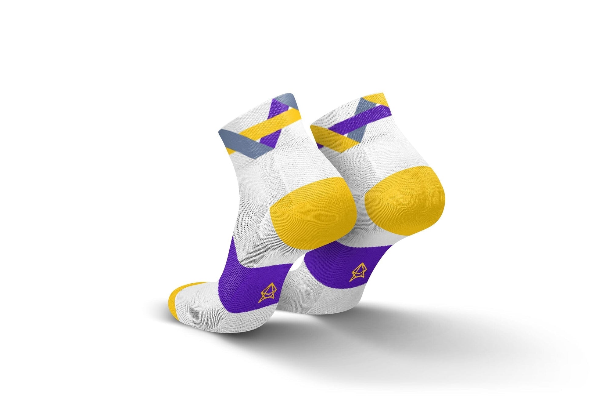 Incylence Ultralight Twists Short Purple Yellow Socks Purple Yellow 35-38 