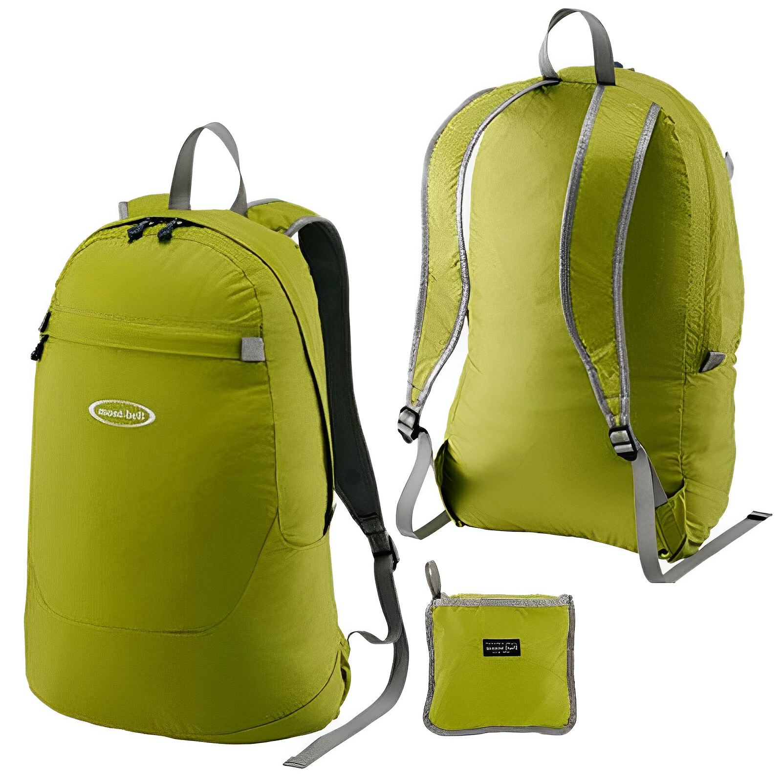 Montbell Pocketable Daypack 20L - School Travel Outdoor Foldable 