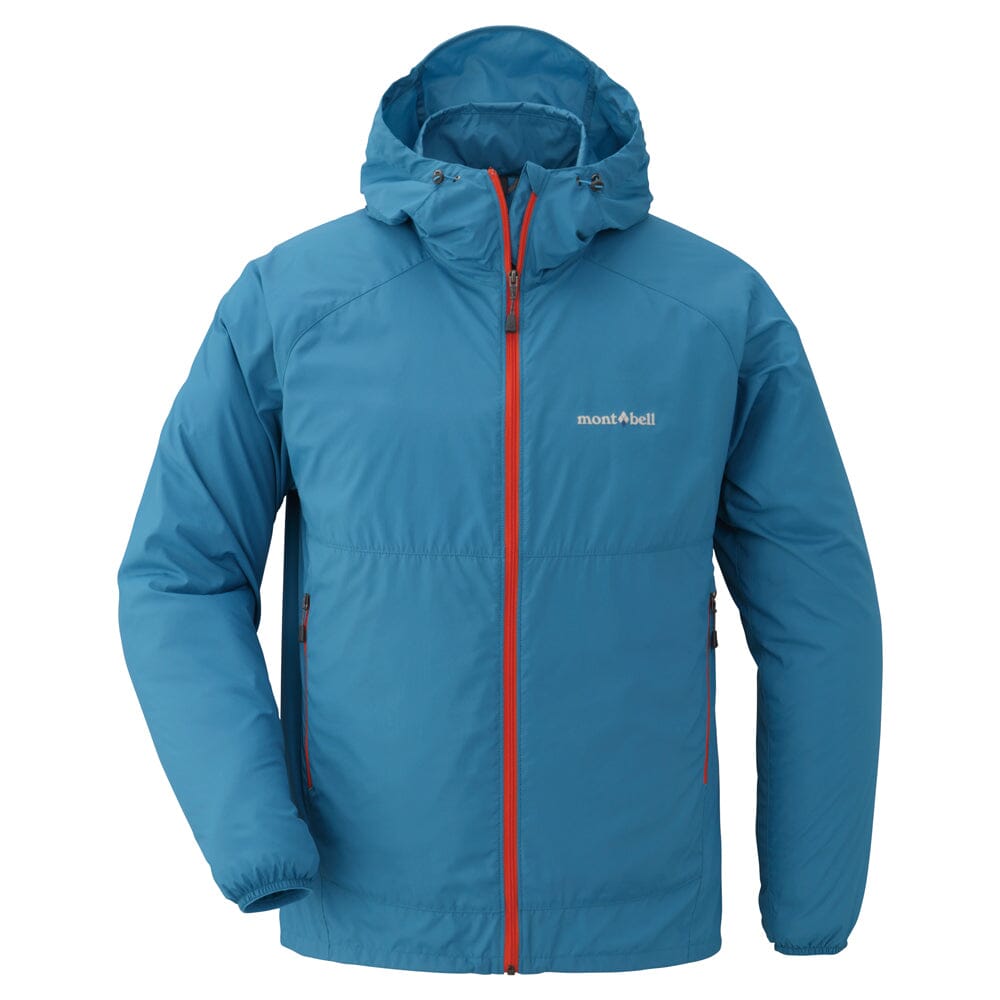 Montbell Wind Blast Parka Men's Cyan Blue Small 