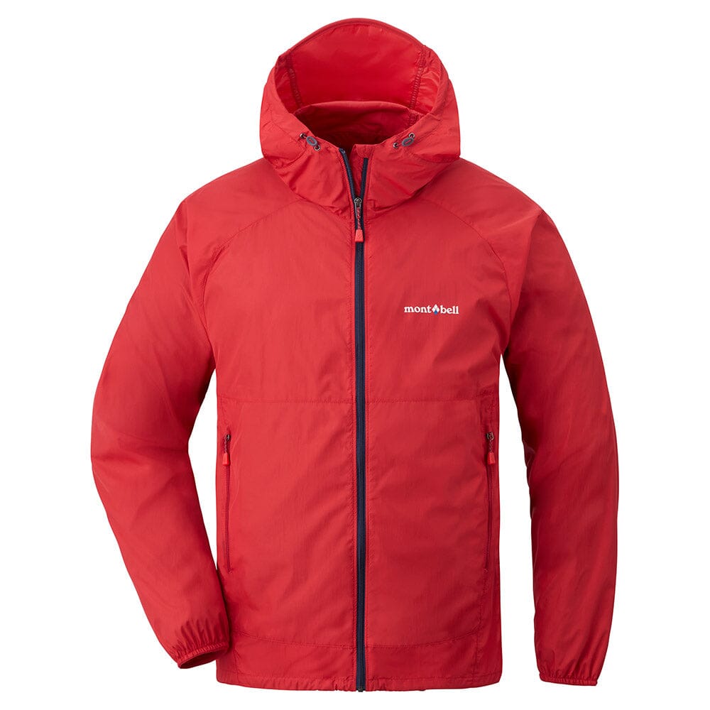 Montbell Wind Blast Parka Men's Red Brick/Navy Small 