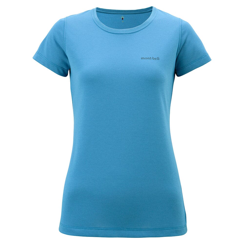 Montbell Wickron Slim T One Point Logo Women's French Blue S 
