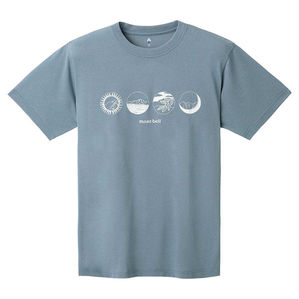 Montbell Wickron Tee Yama No Joukei Unisex Black M 