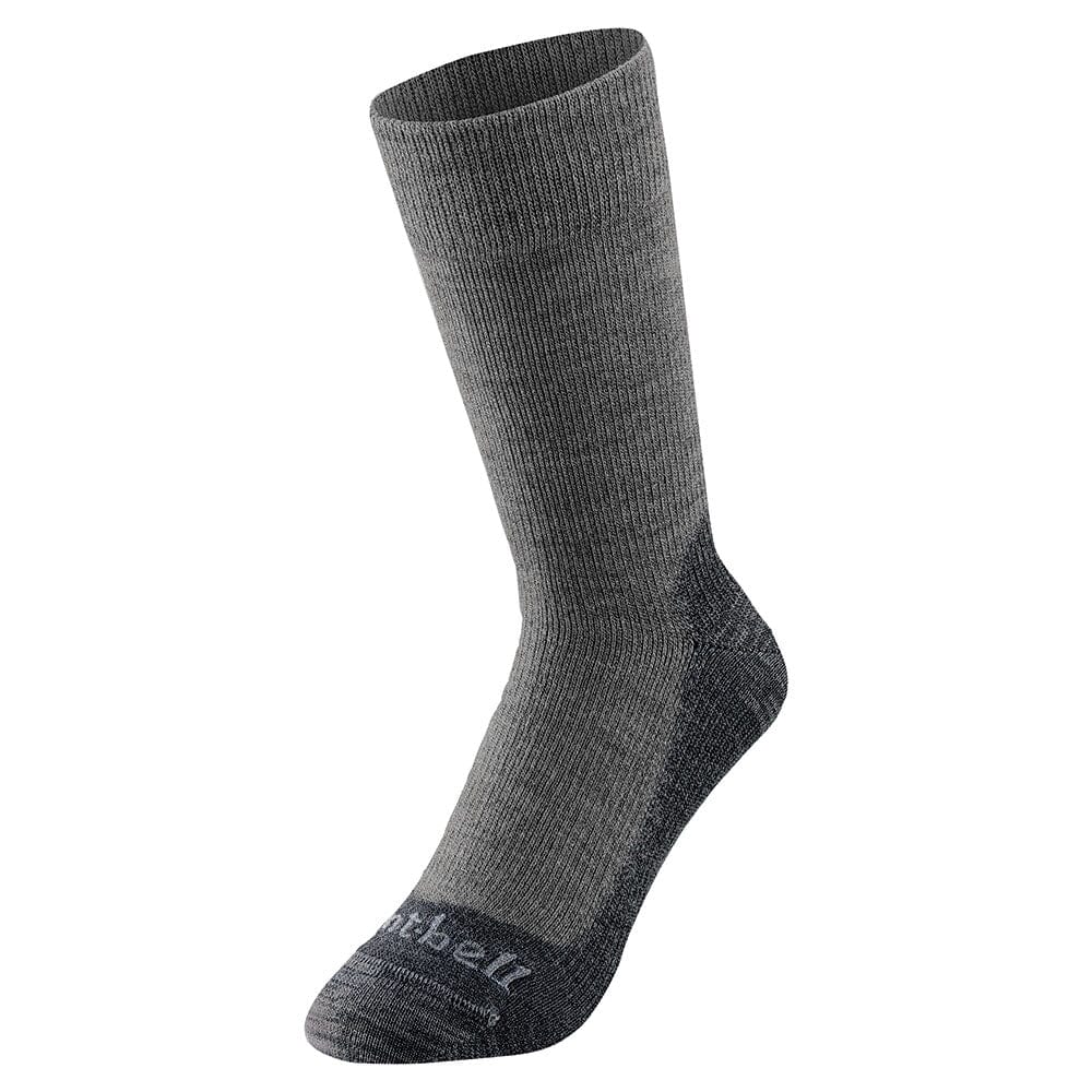 Montbell Wickron Travel Socks Charcoal Gray S 