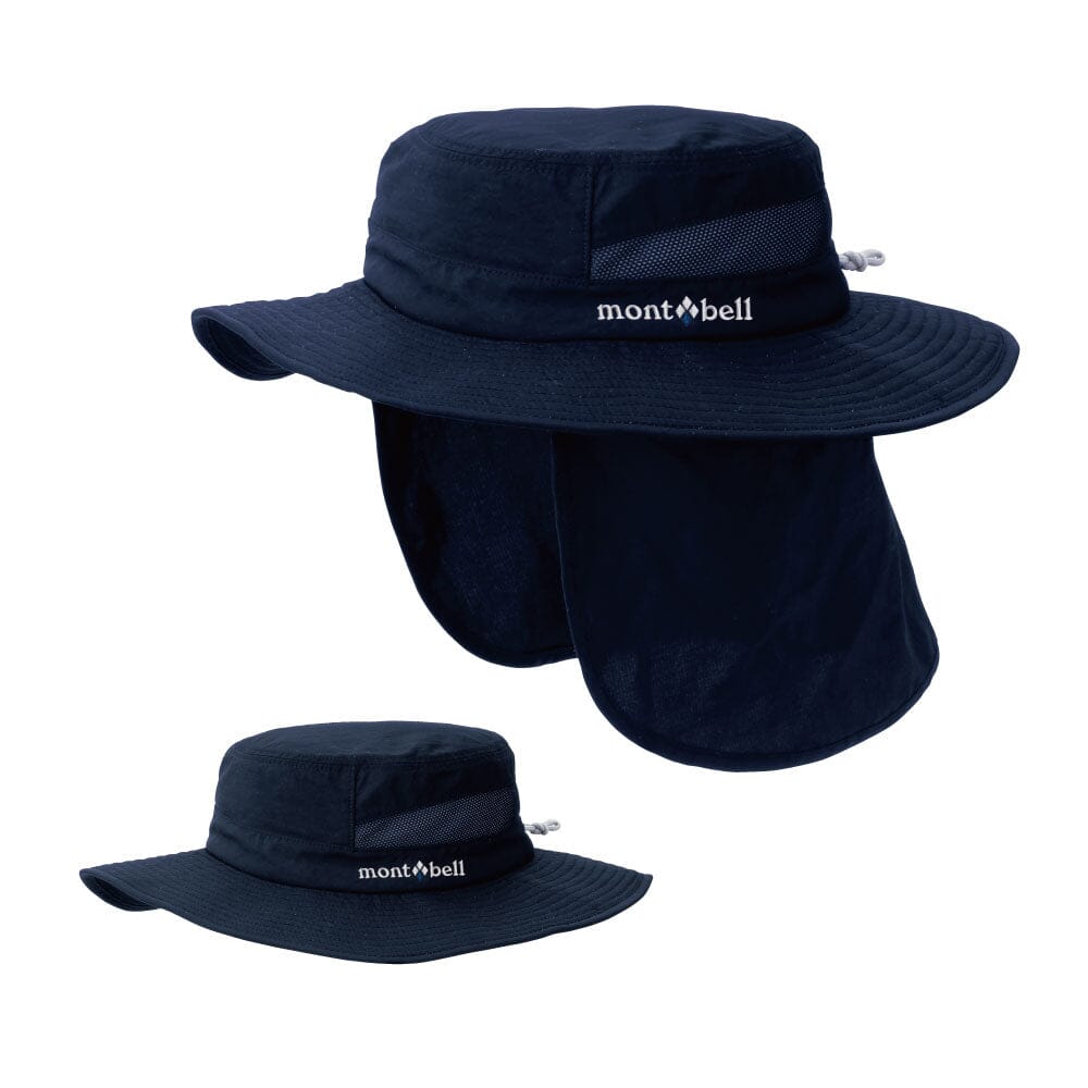 Montbell Sahara Hat Unisex Black Navy S 