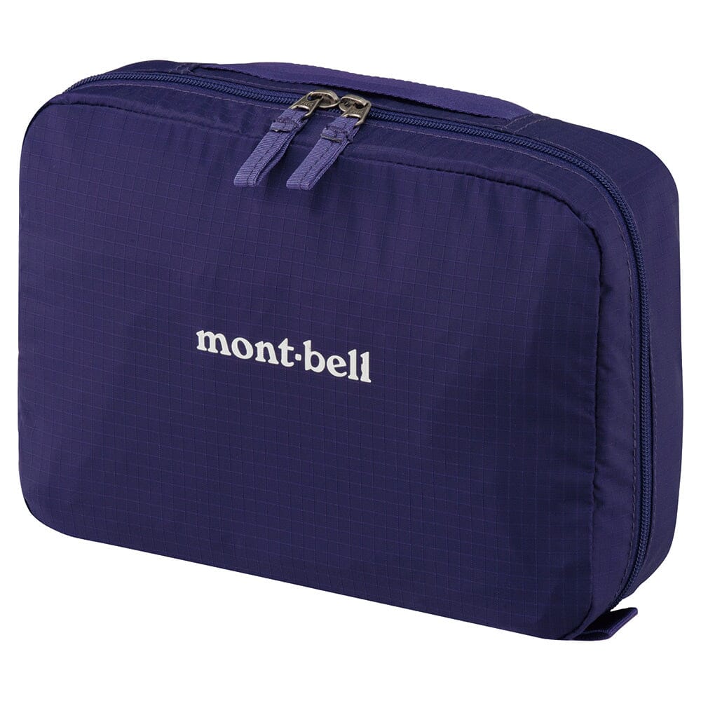 Montbell Travel Kit Bag Large - Toiletries Organizer Purple Navy 