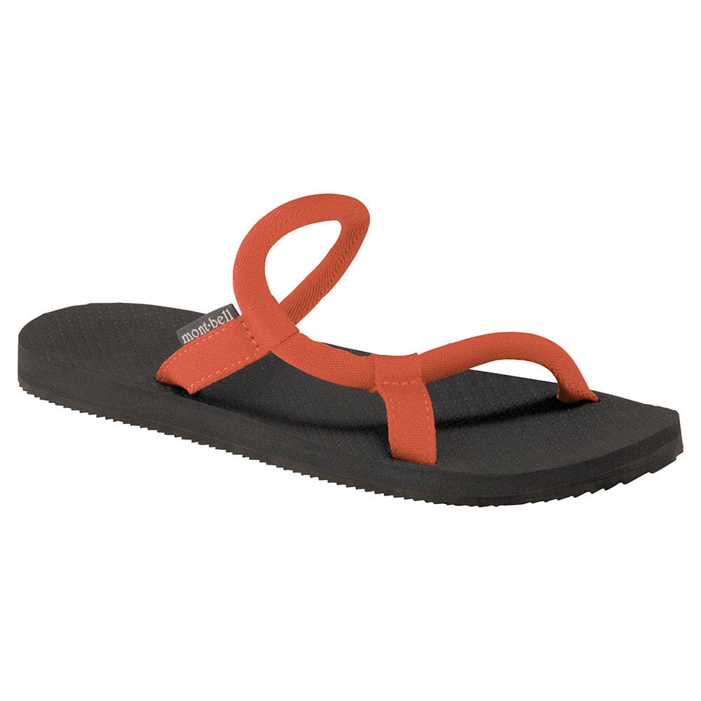 Montbell Sock-On Sandals Unisex Dark Charcoal / Burnt Orange XS 