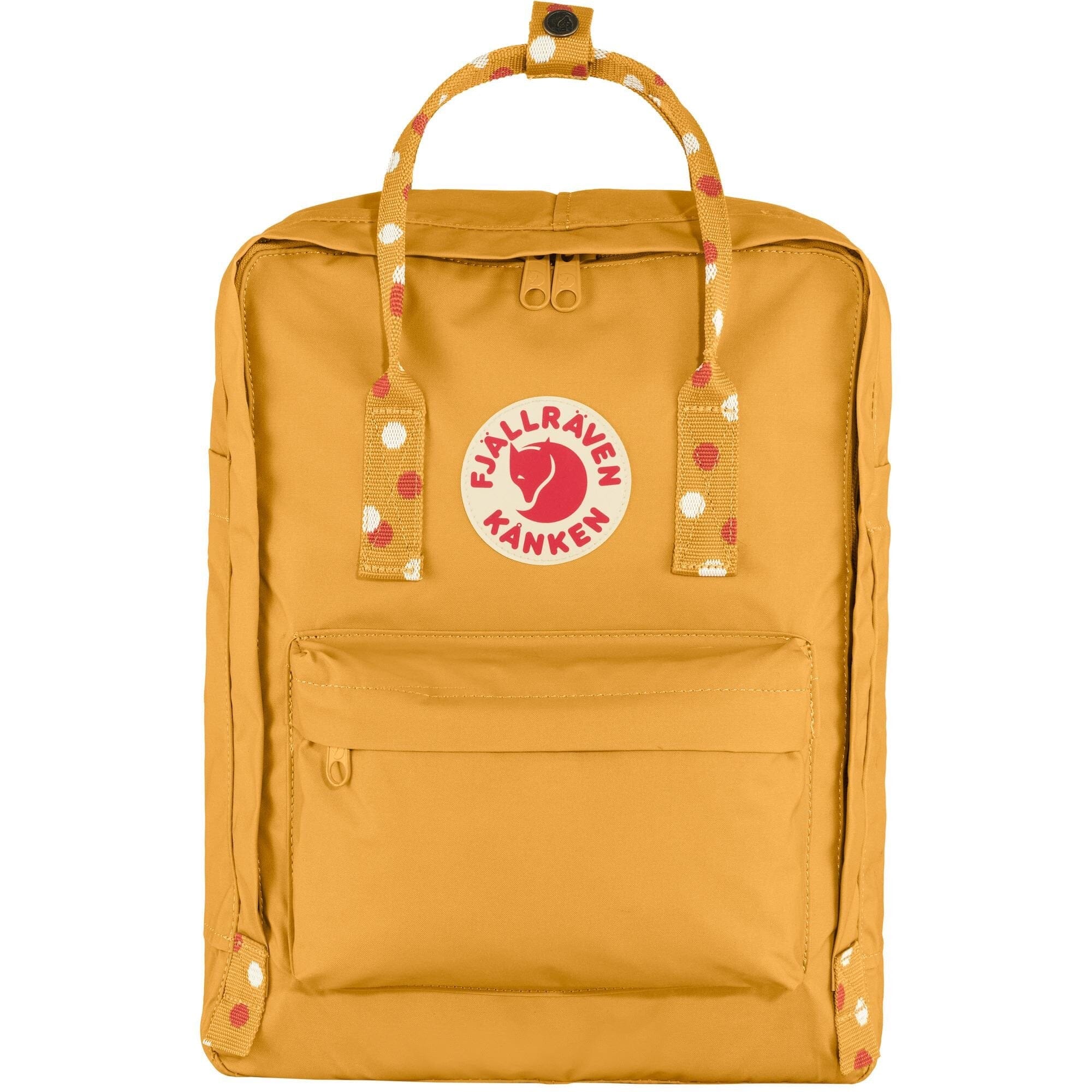 Fjallraven Kanken Backpack Ochre/Confetti Pattern 