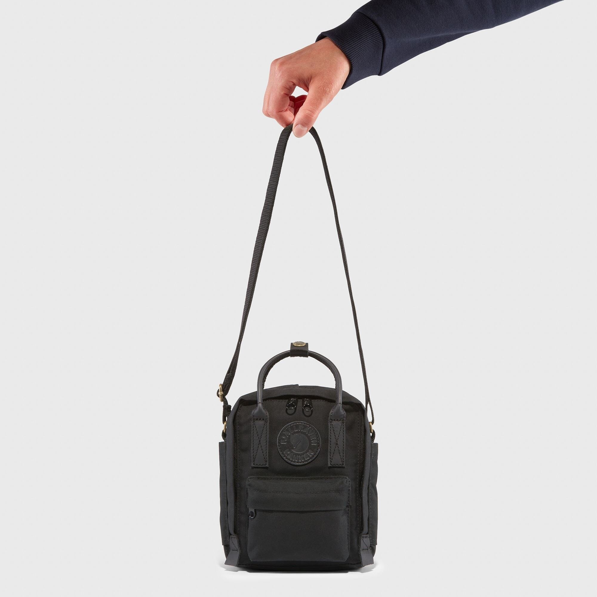 Fjallraven Kanken No. 2 Black Sling Messenger Bag 