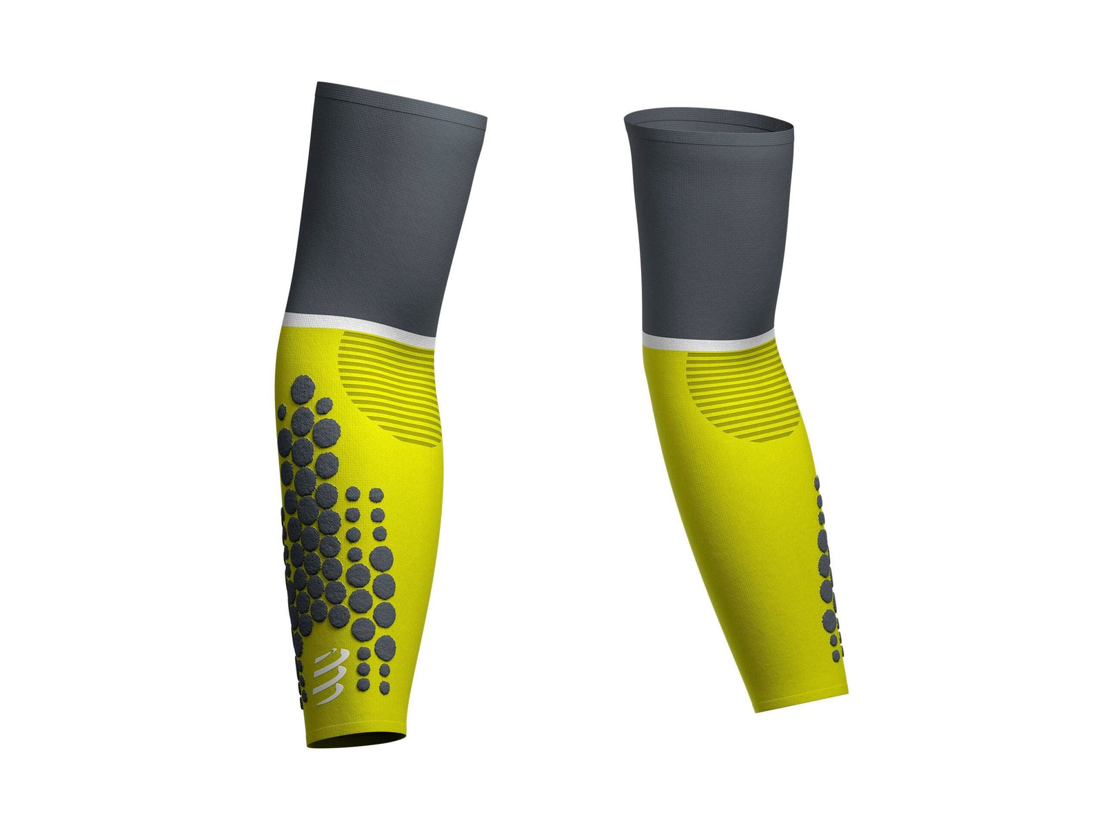 Compressport ArmForce Ultralight Arm Guards Lime/Grey T1 