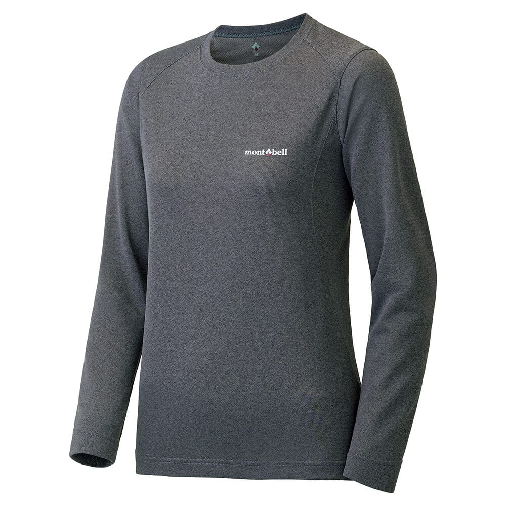 Montbell Wickron Zeo Long Sleeve T Shirt Women's Dark Charcoal S 