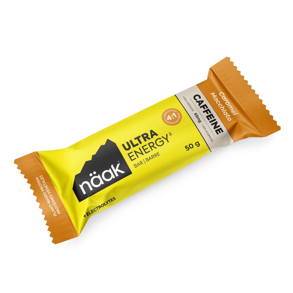 naak ULTRA ENERGY™ Bar Caramel Macchiato + 65mg Caffeine 