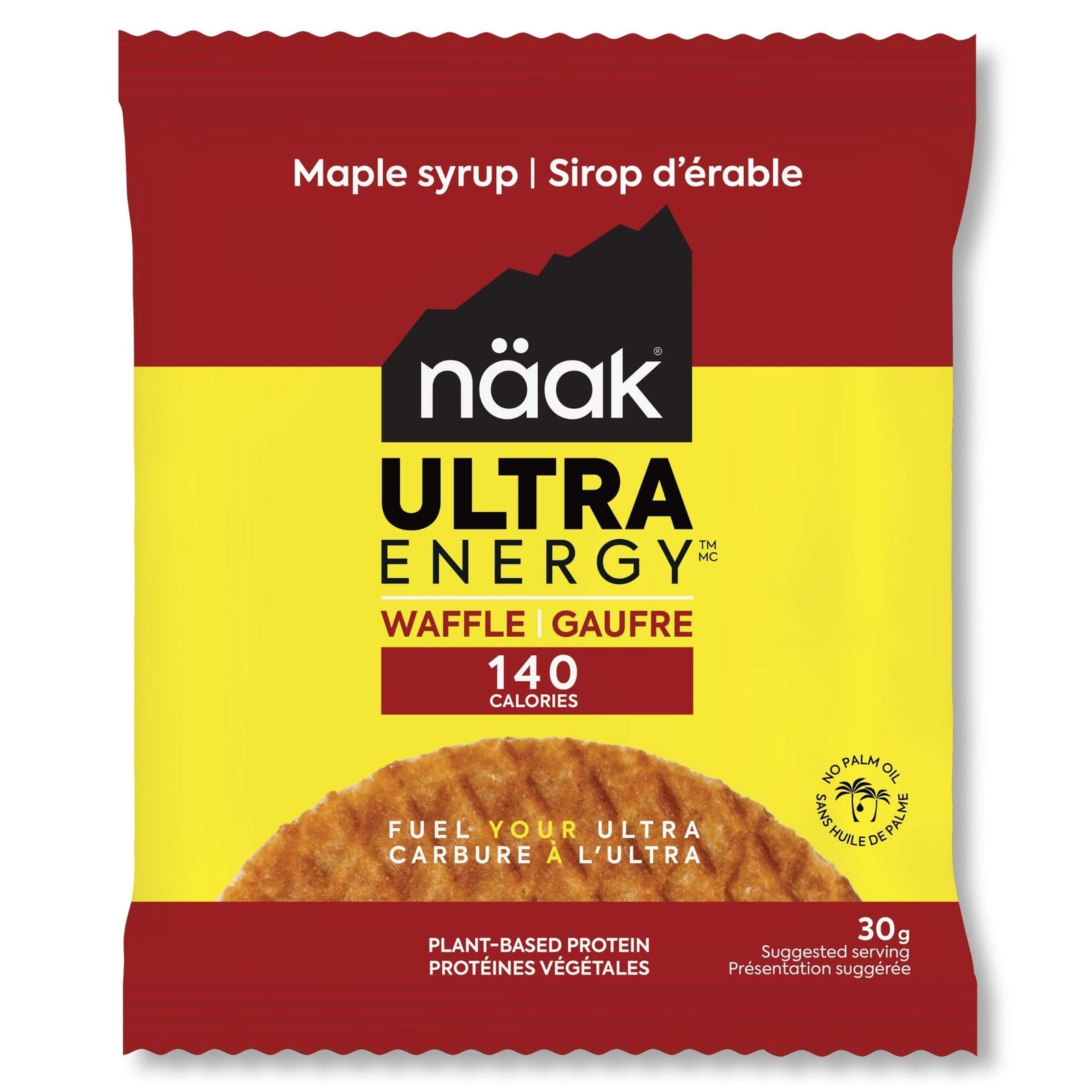 naak Ultra Energy™ Waffle Maple Syrup 