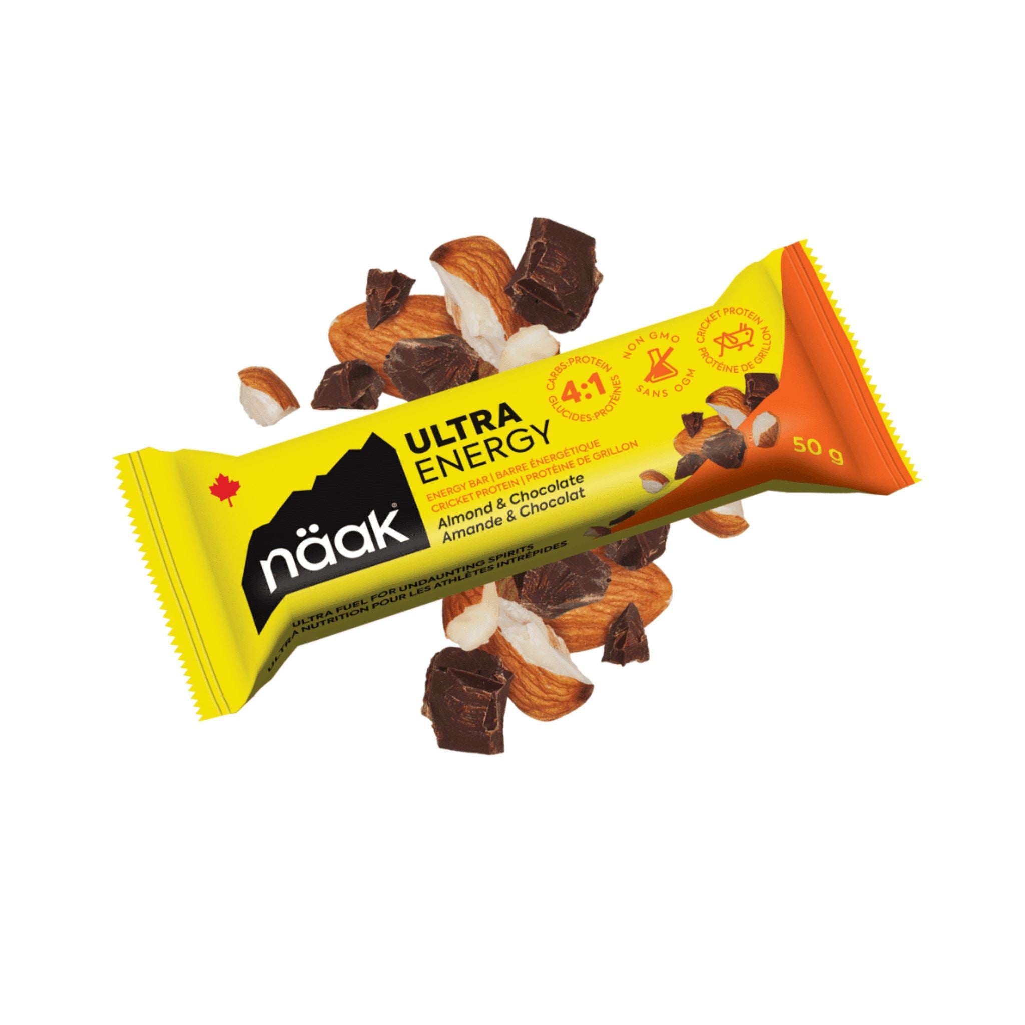 naak ULTRA ENERGY™ Bar Almond & Chocolate 