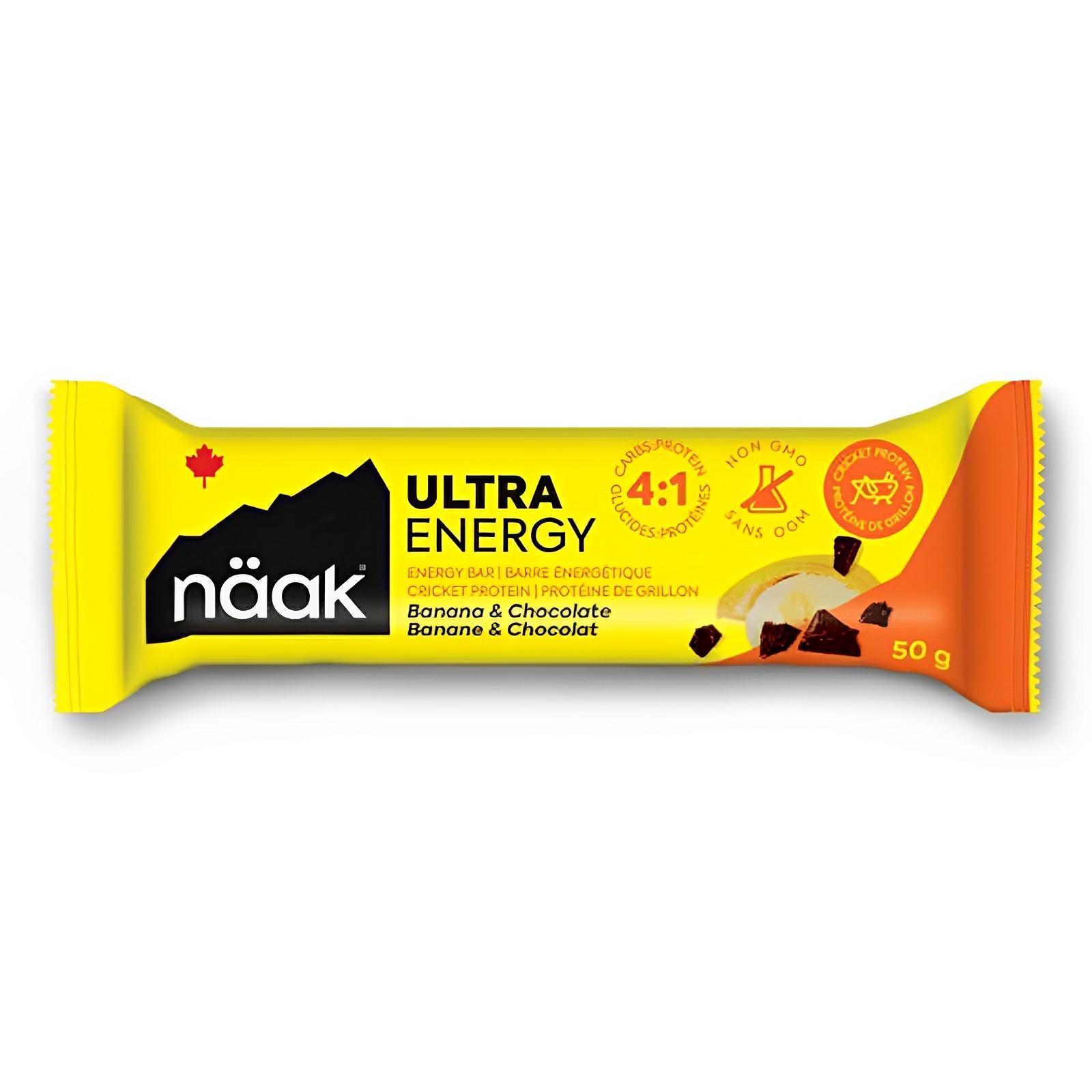 naak ULTRA ENERGY™ Bar Banana & Chocolate 