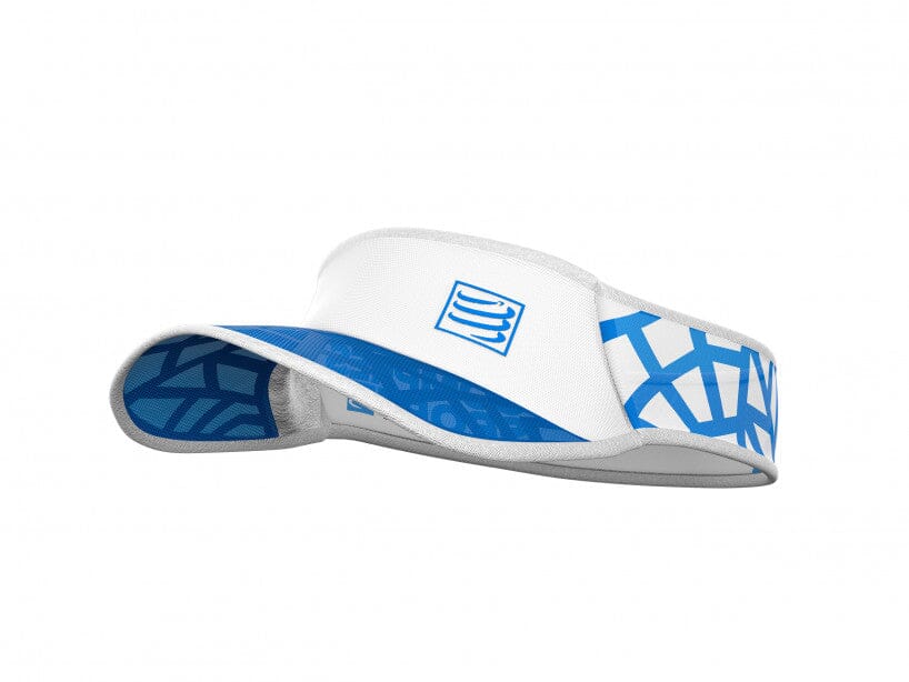 Compressport Spiderweb Ultralight Visor White/Blue OS 