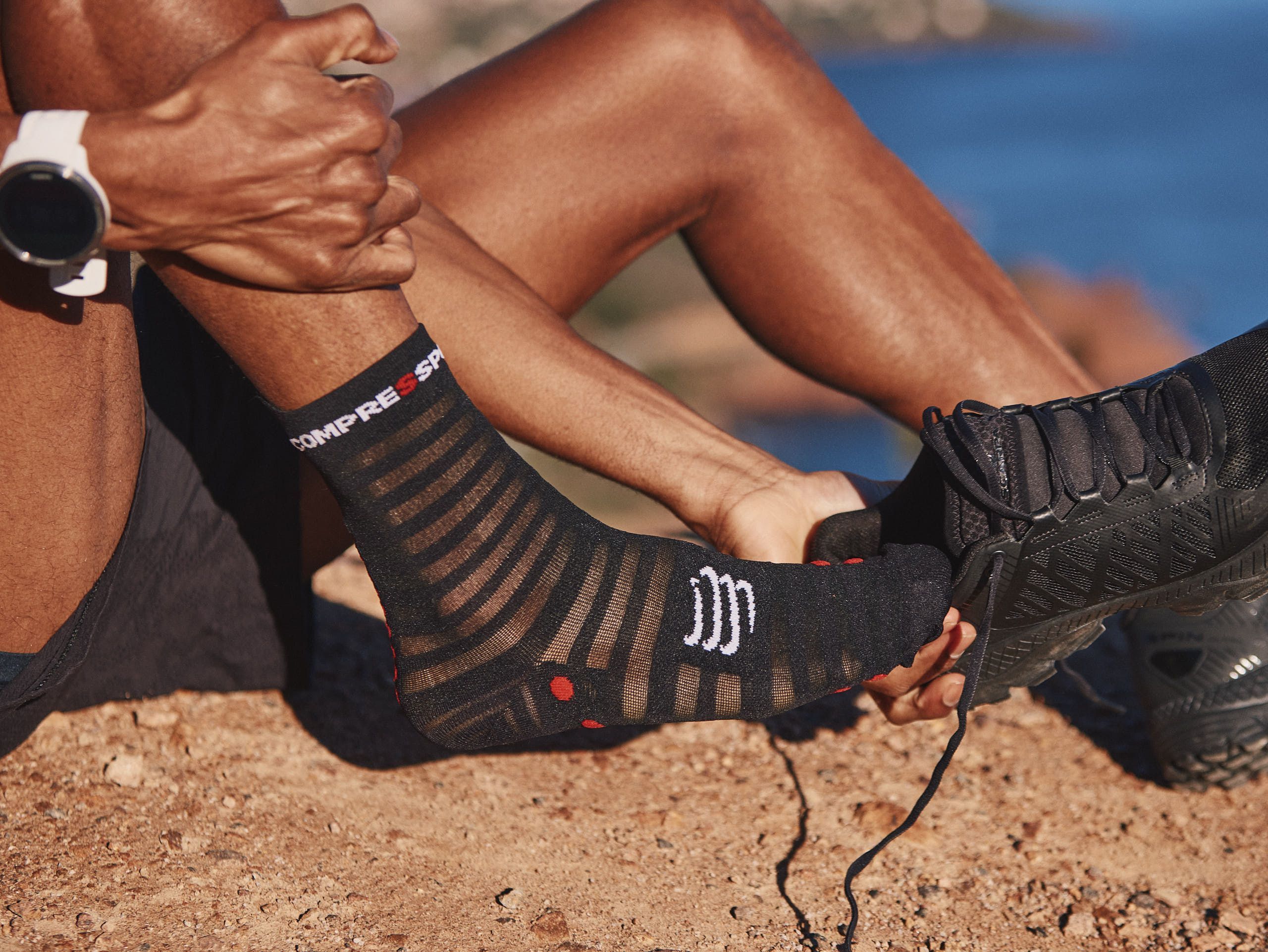 Compressport Pro Racing Socks V4.0 Ultralight Run High 