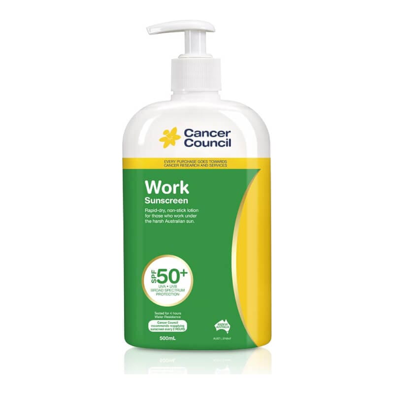 Cancer Council Work Sunscreen 500ml 