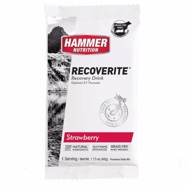 Hammer Recoverite (Glutamine Fortified Recovery Drink) STRAWBERRY 1 SERVING 