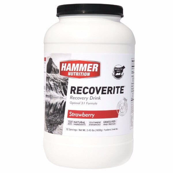 Hammer Recoverite (Glutamine Fortified Recovery Drink) STRAWBERRY 32 SERVING 