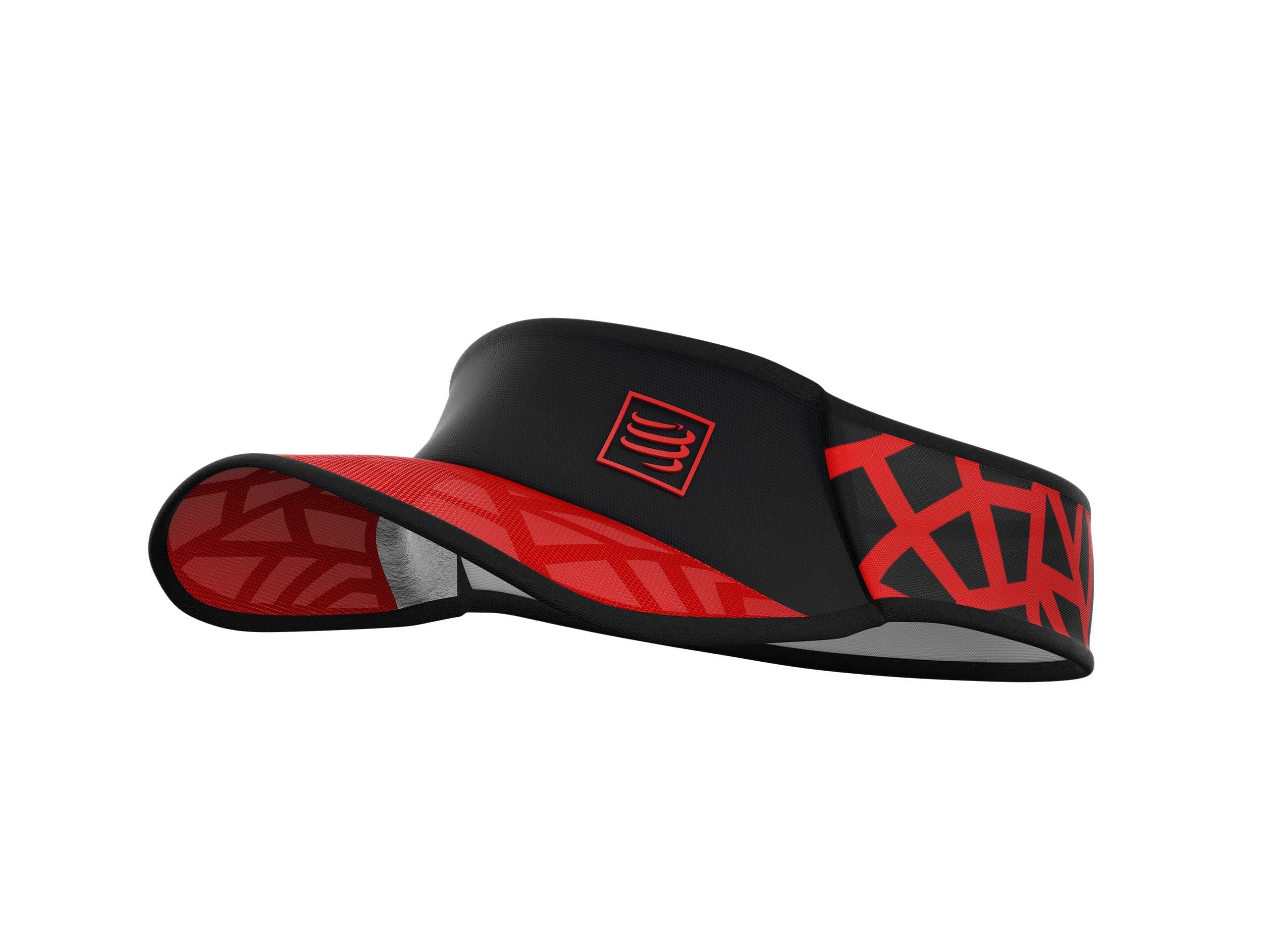 Compressport Spiderweb Ultralight Visor RED/BLACK OS 