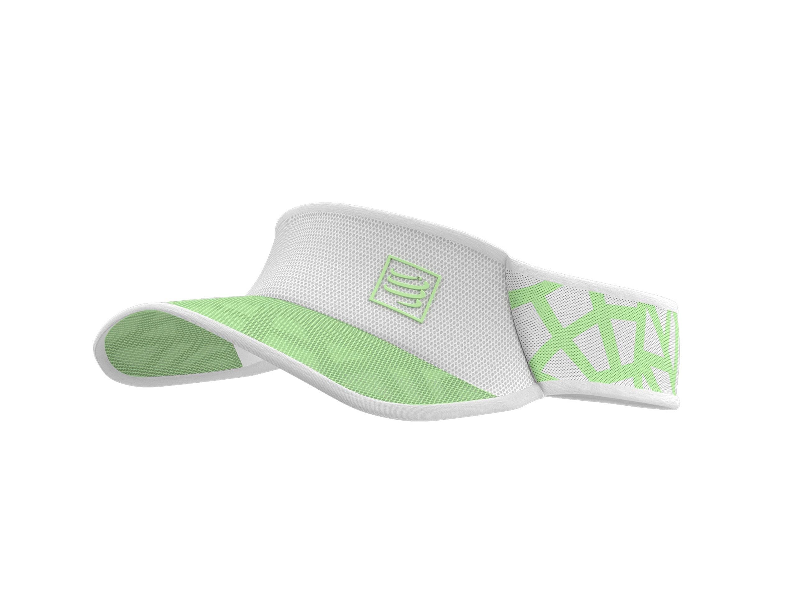 Compressport Spiderweb Ultralight Visor White/Paradise Green OS 