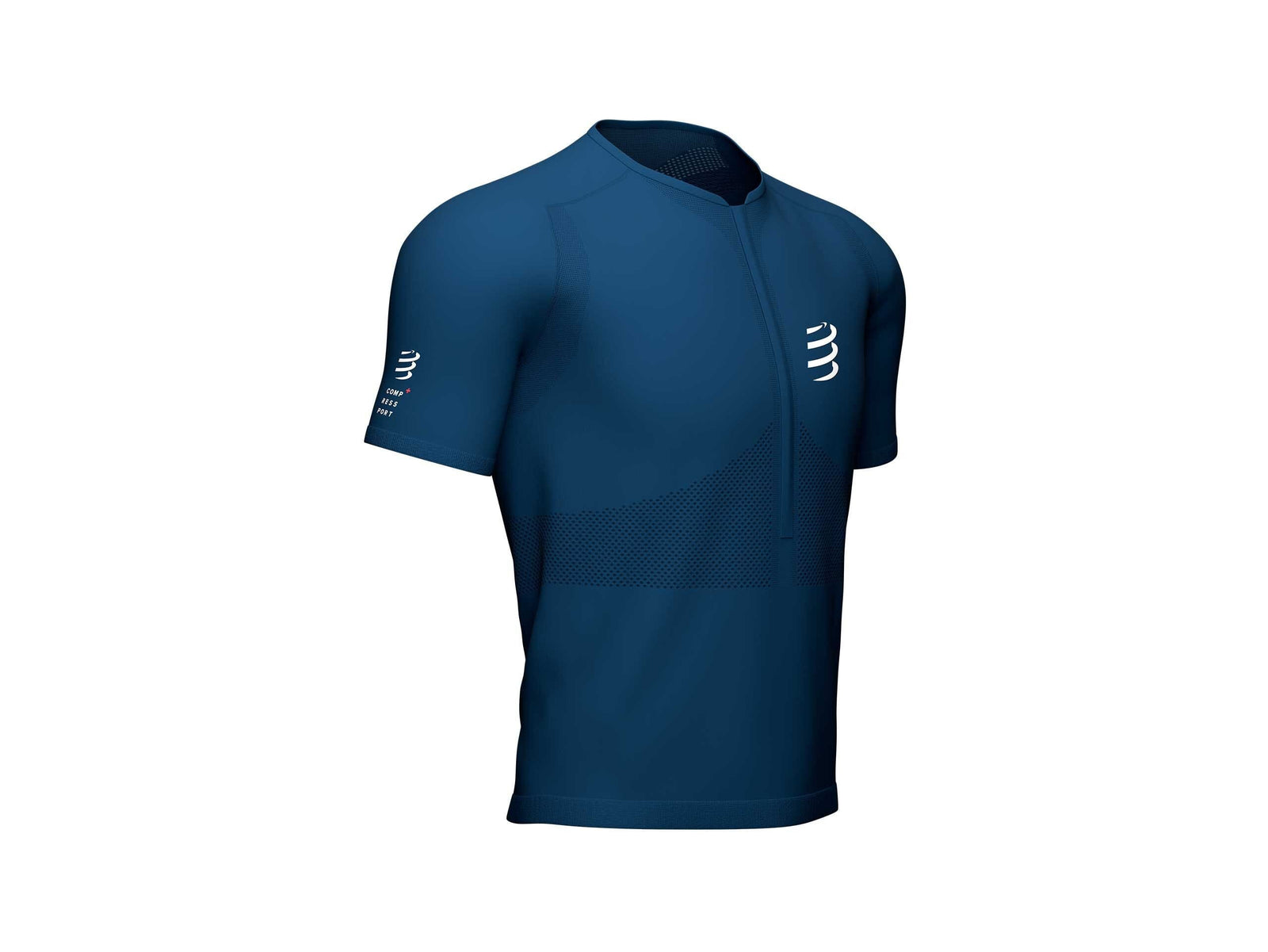 Compressport Trail Half-Zip Fitted SS Top Men's Blue S 