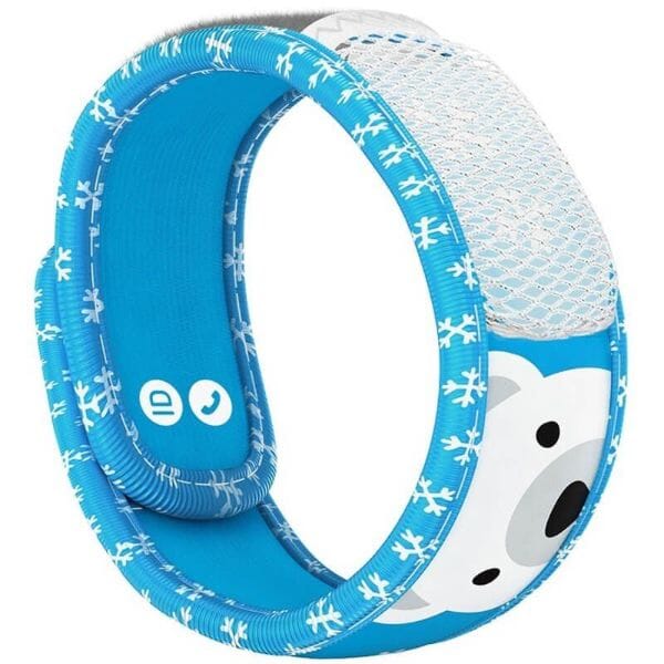 Para'Kito Kids Wristband Mosquito Repellent With Two Refills POLAR BEAR 